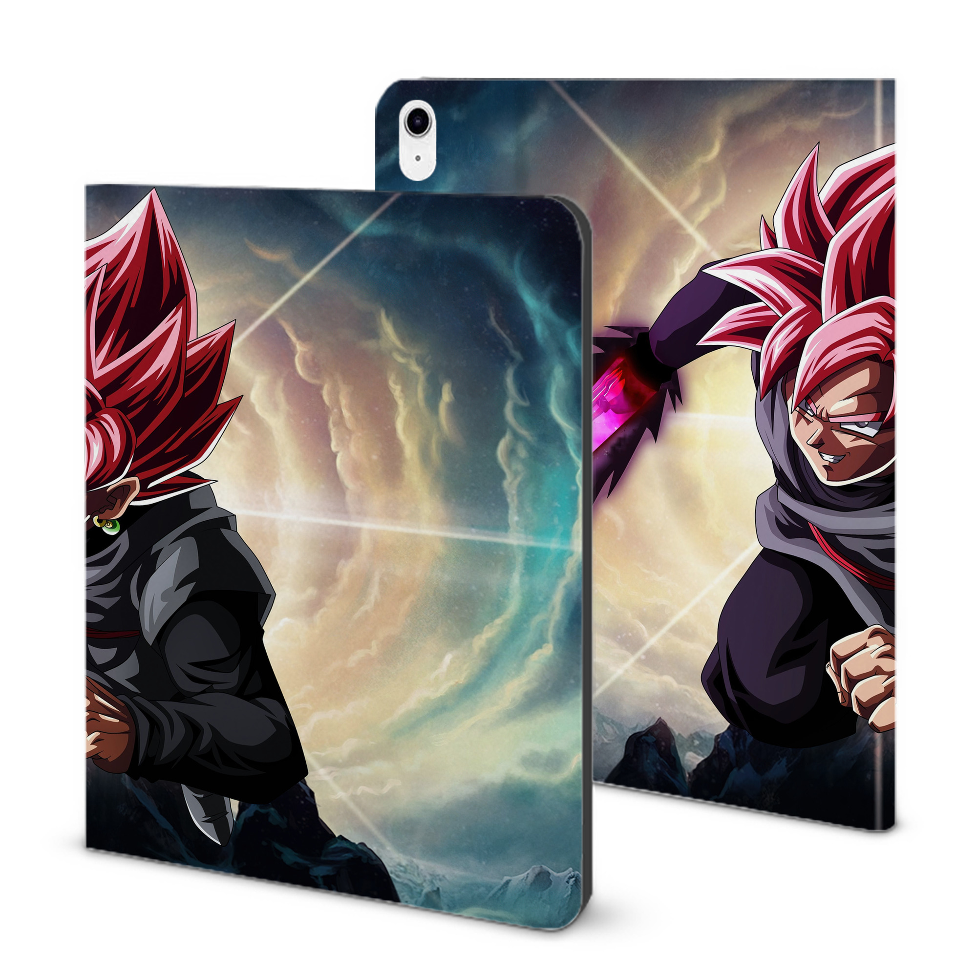 （画像用） ドラゴンボール DRAGON BALL IPad ケース ブック型 PUレザー TPU 耐衝撃 軽量 薄型 ペン収納なし 全面保護 IPad 各モデル対応